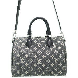 Louis Vuitton Monogram Jacquard Denim Speedy Bandouliere Bag